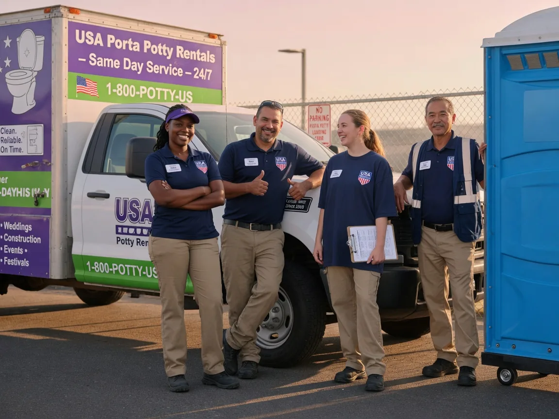 Porta Potty Rental company in Roseville, IL
